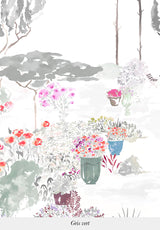 Jardin de France - Mural a medida