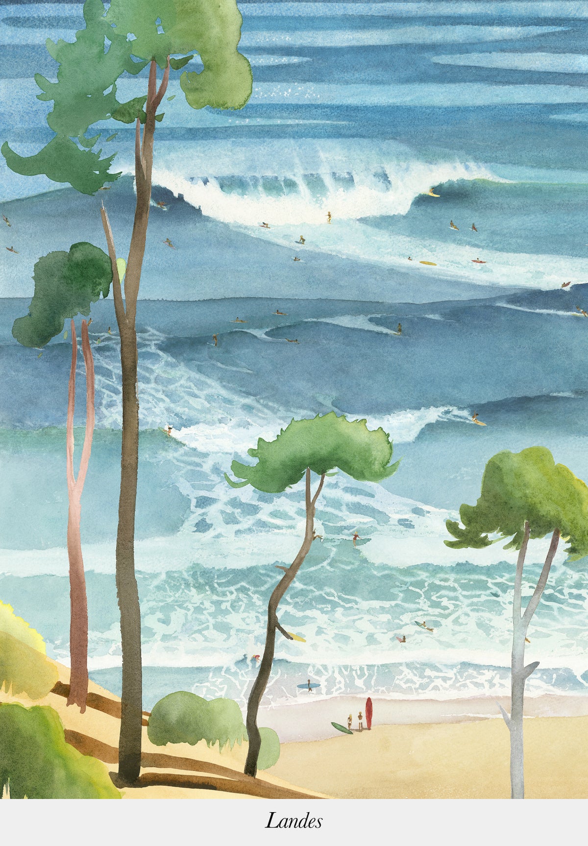 Papier Peint Panoramique | Surf – Marion Bartherotte