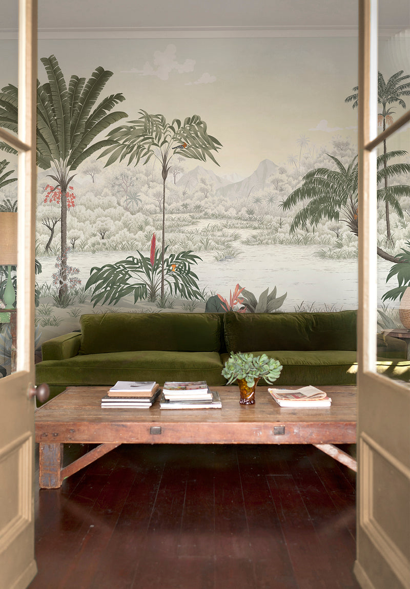 Rivière des parfums - Mural a medida