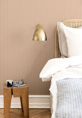 Papier peint Julia coloris Terracotta Doux dans une chambre