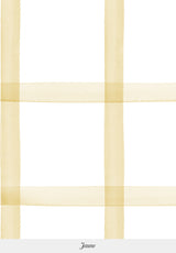 Gros plan sur le motif du papier peint Quadrille coloris Jaune
