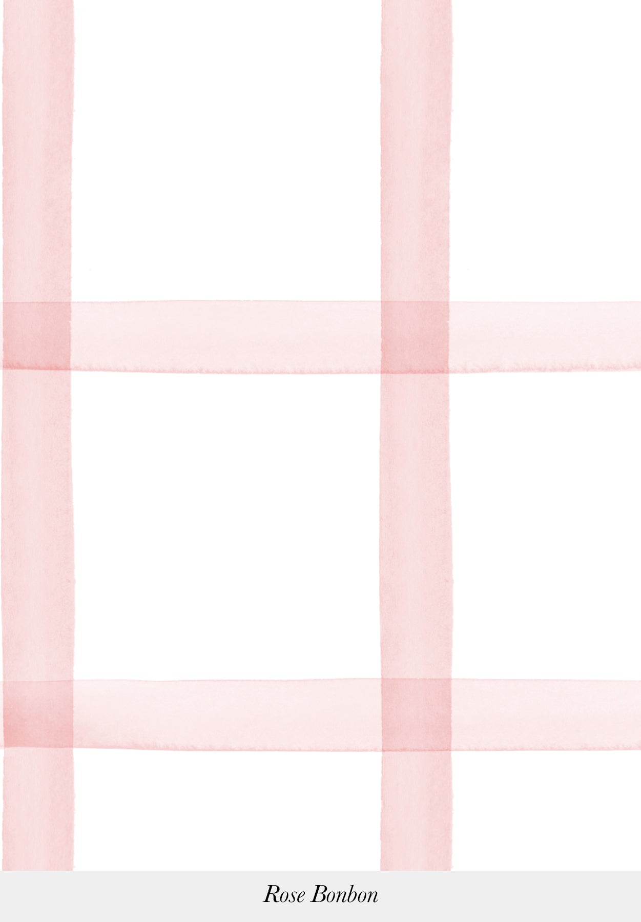 Gros plan sur le motif du papier peint Quadrille coloris Rose Bonbon
