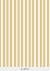Gros plan sur le motif du papier peint Julia coloris Jaune