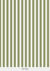 Gros plan sur le motif du papier peint Julia coloris Vert Olive