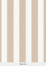 Papier peint à rayures verticales beige clair et sable motif décoratif