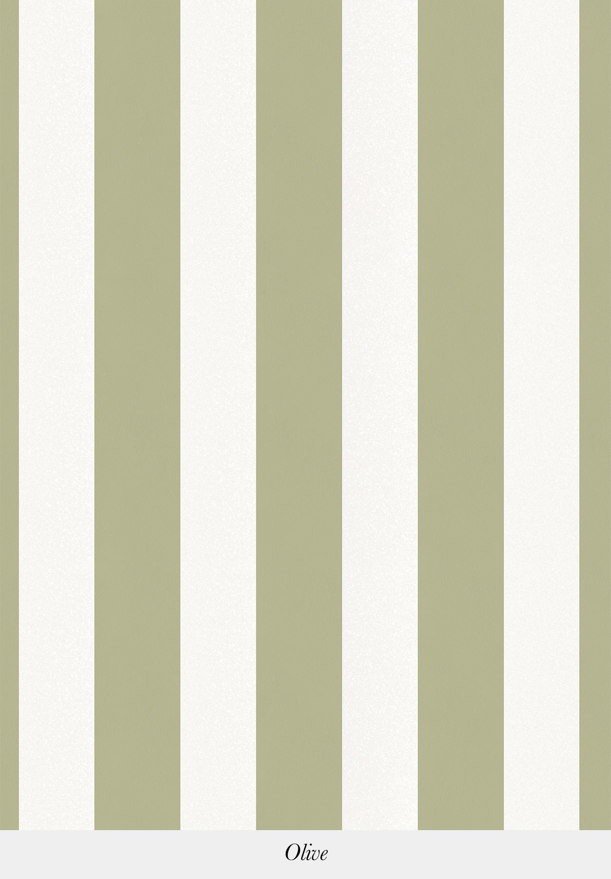 Papier peint à rayures verticales vert sauge et beige motif graphique