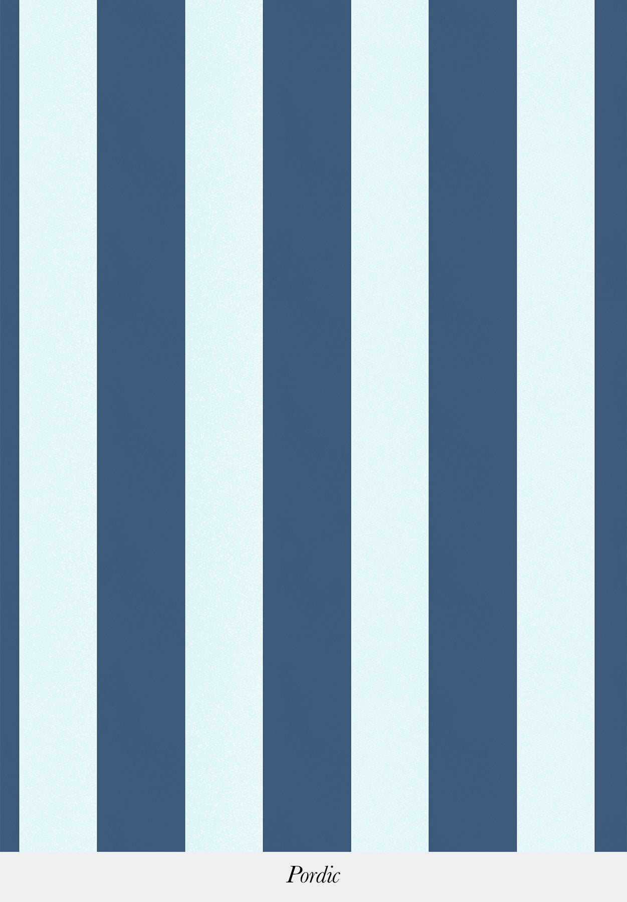 Papier peint à rayures verticales bleu profond et blanc motif graphique