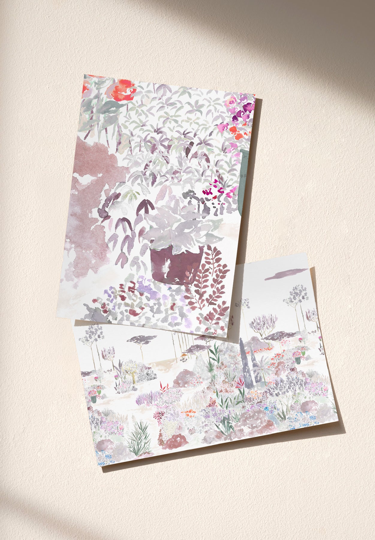 Jardin de France échantillon - MOCKUP_PACK_DUO_A4_OMBRE_JARDIN_DE_FRANCE_GRIS_ROSE