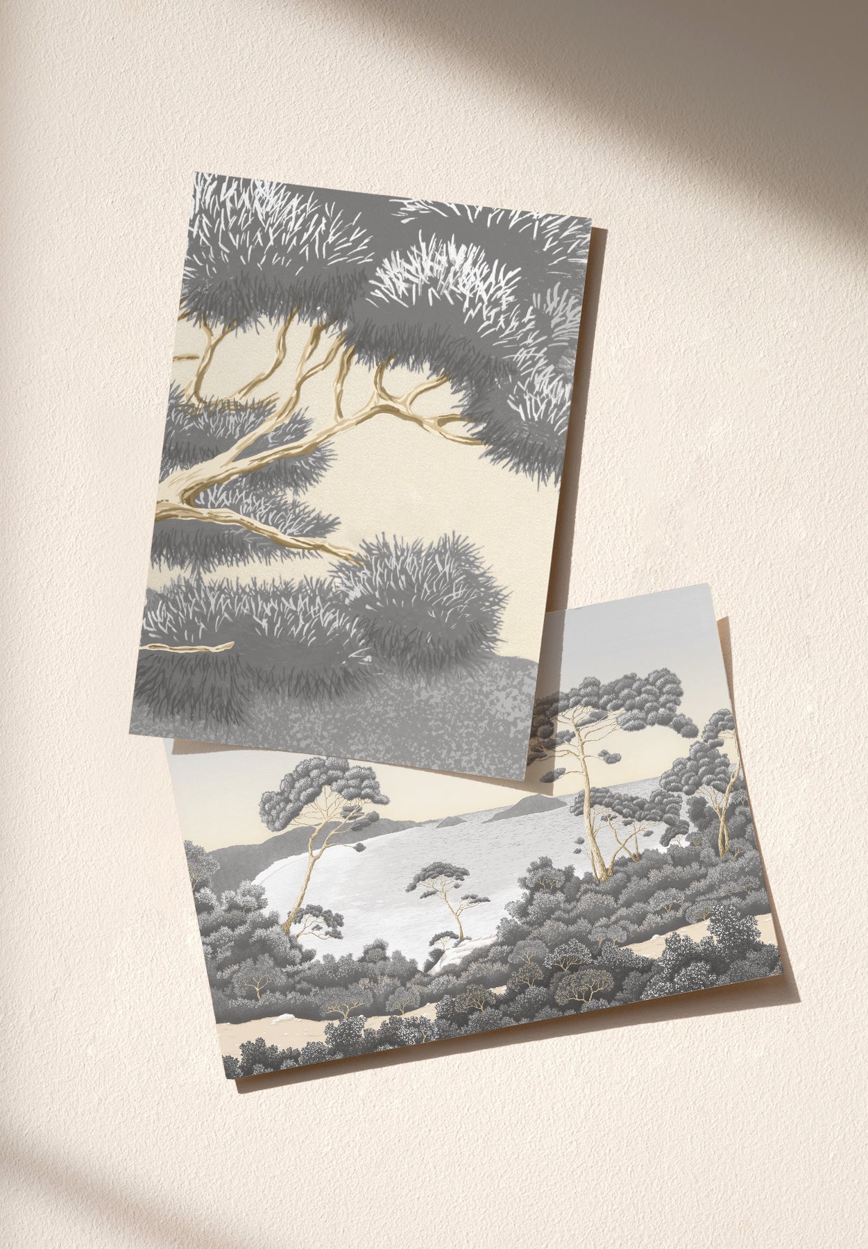 Port-Cros échantillon - MOCKUP_PACK_DUO_A4_OMBRE_PORT-CROS_GRIS_DORE