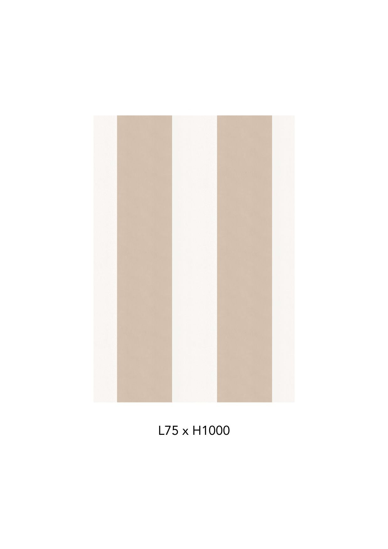 Outlet | Rayure Julie - Beige Rose - Intissé