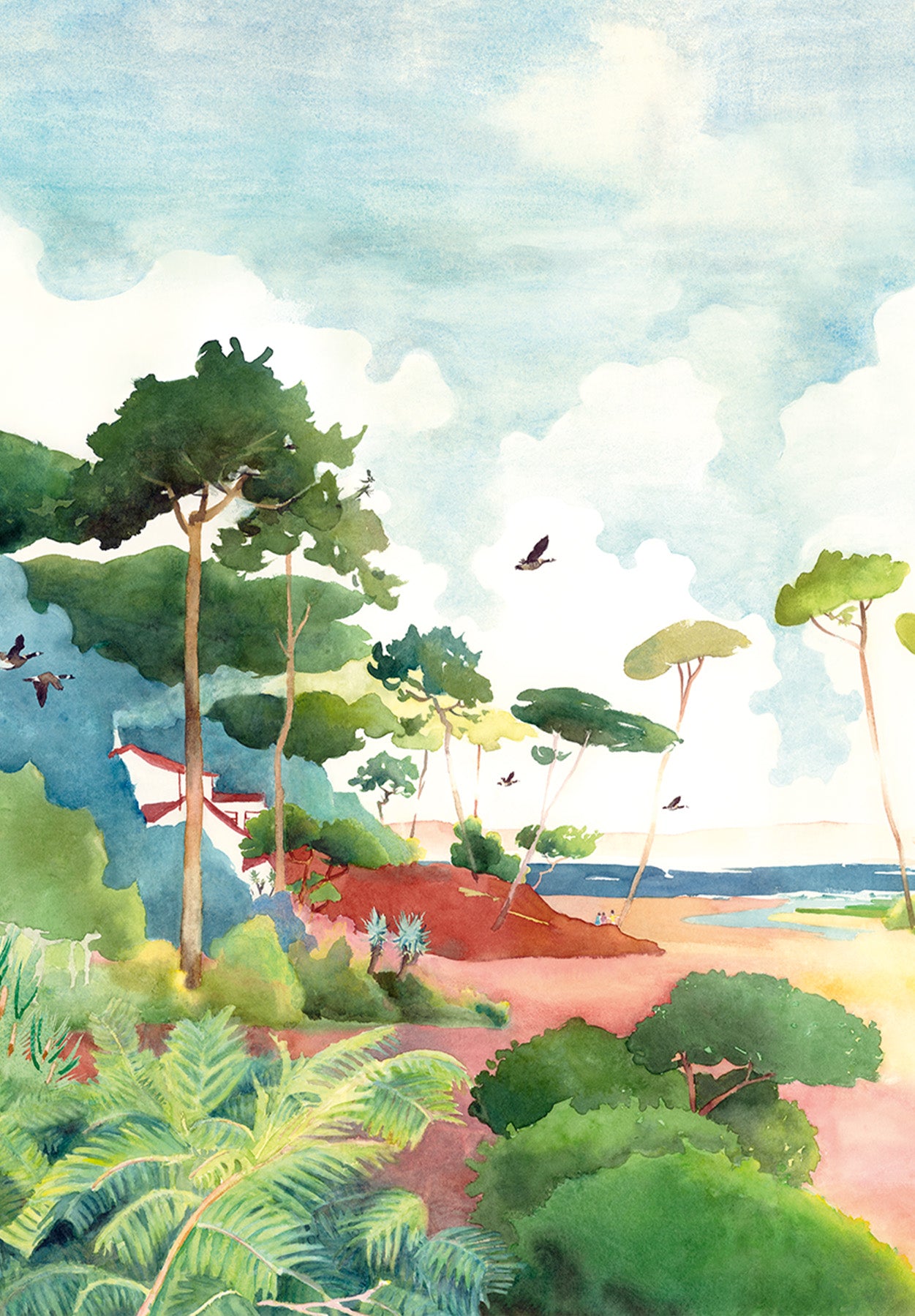 Papier peint panoramique Forêt - Isidore Leroy
