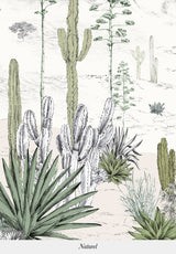 Succulentes - Mural a medida