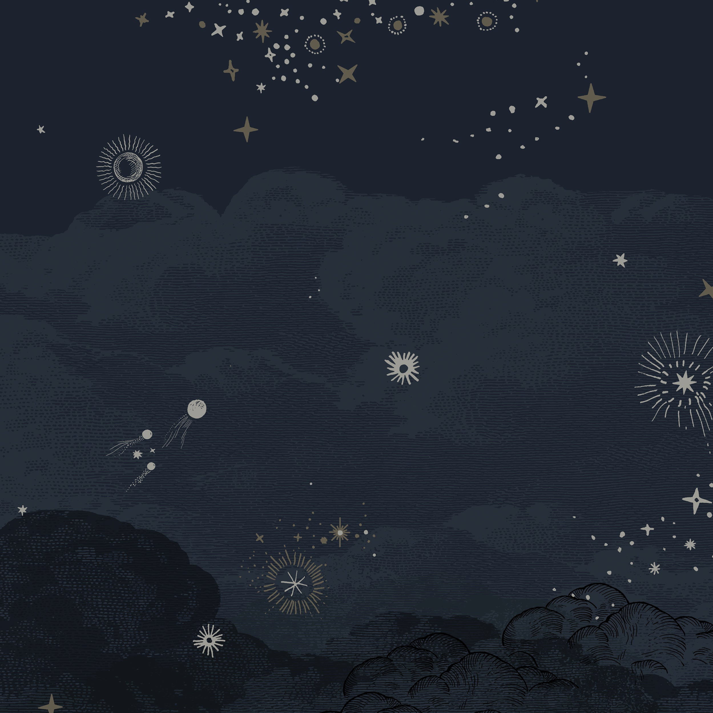 nuage ciel cosmos panorama doux étoiles