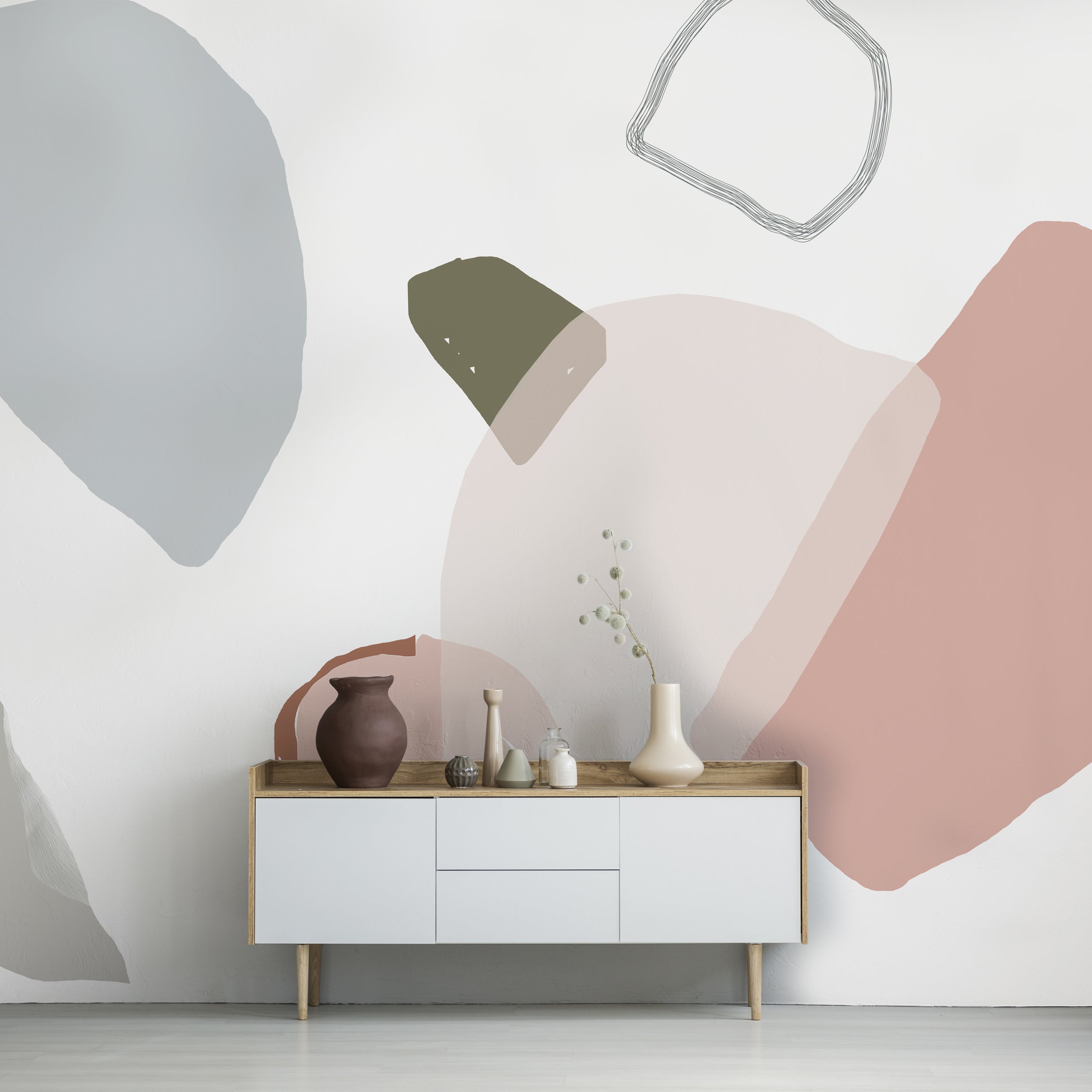 Caroline Gomez essentiel Isidore Leroy formes doux papier peint